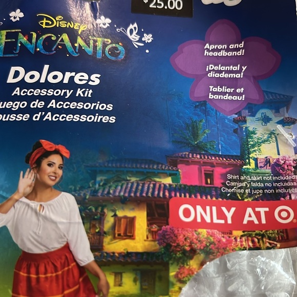 Disney Encanto Dolores Accessory Kit:Includes Apron And Headband Halloween costu - Picture 3 of 3